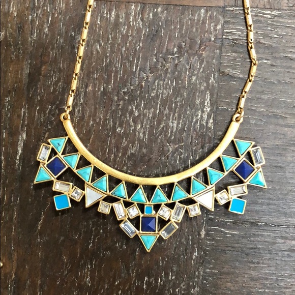 Stella &Dot Stone Tile Necklace - Picture 4 of 4